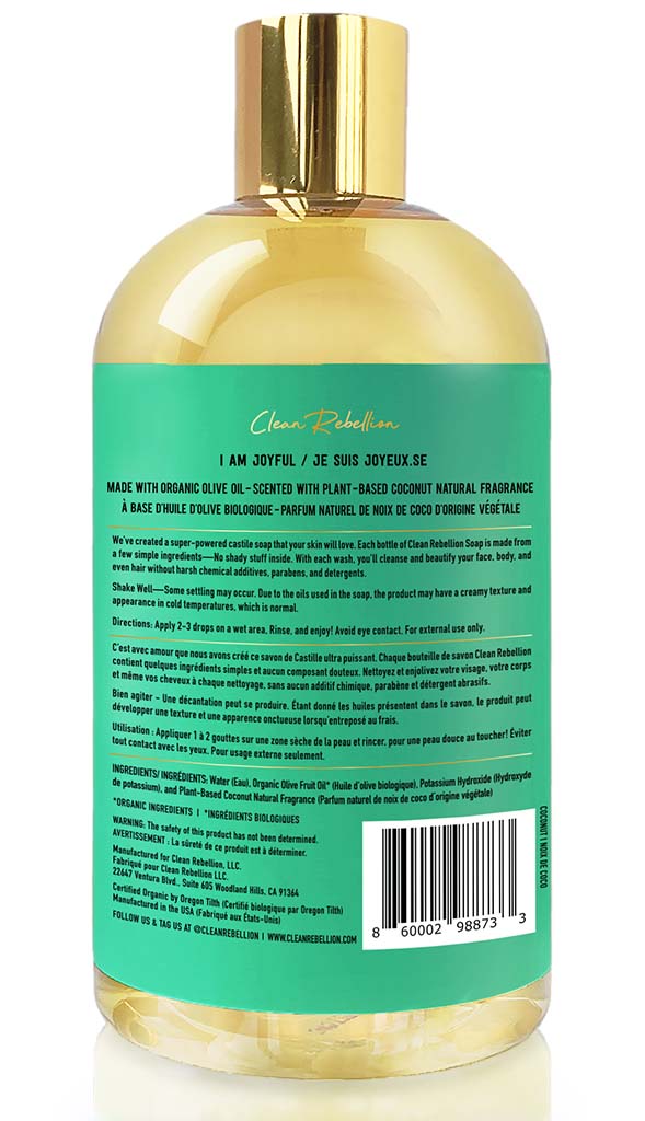 Organic Castile Soap | Soap for Sensitive Skin | Clean Beauty